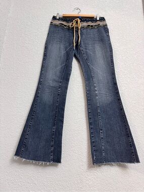Dollhouse Y2K Bohemian Women’s Denim Flared Jeans